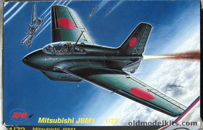 MPM 1/72 Misubishi J8M1 - (Japanese Me-163 Comet), 72037 plastic model kit